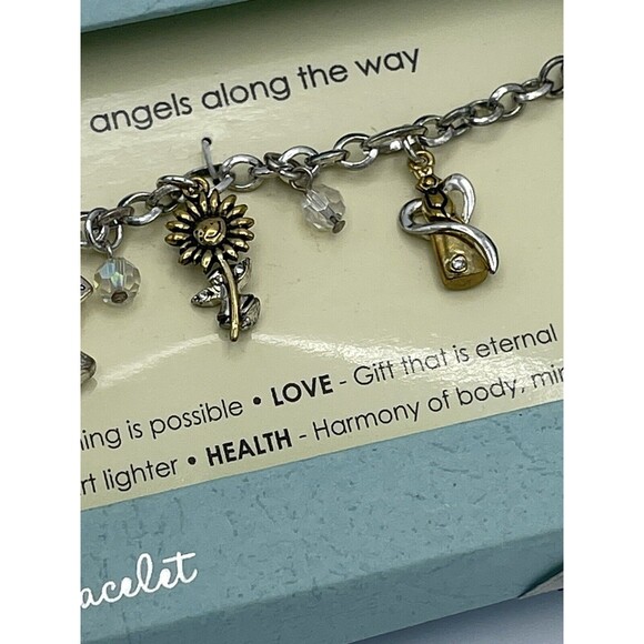 Count Your Blessings Angel Charm Bracelet New - Picture 5 of 5
